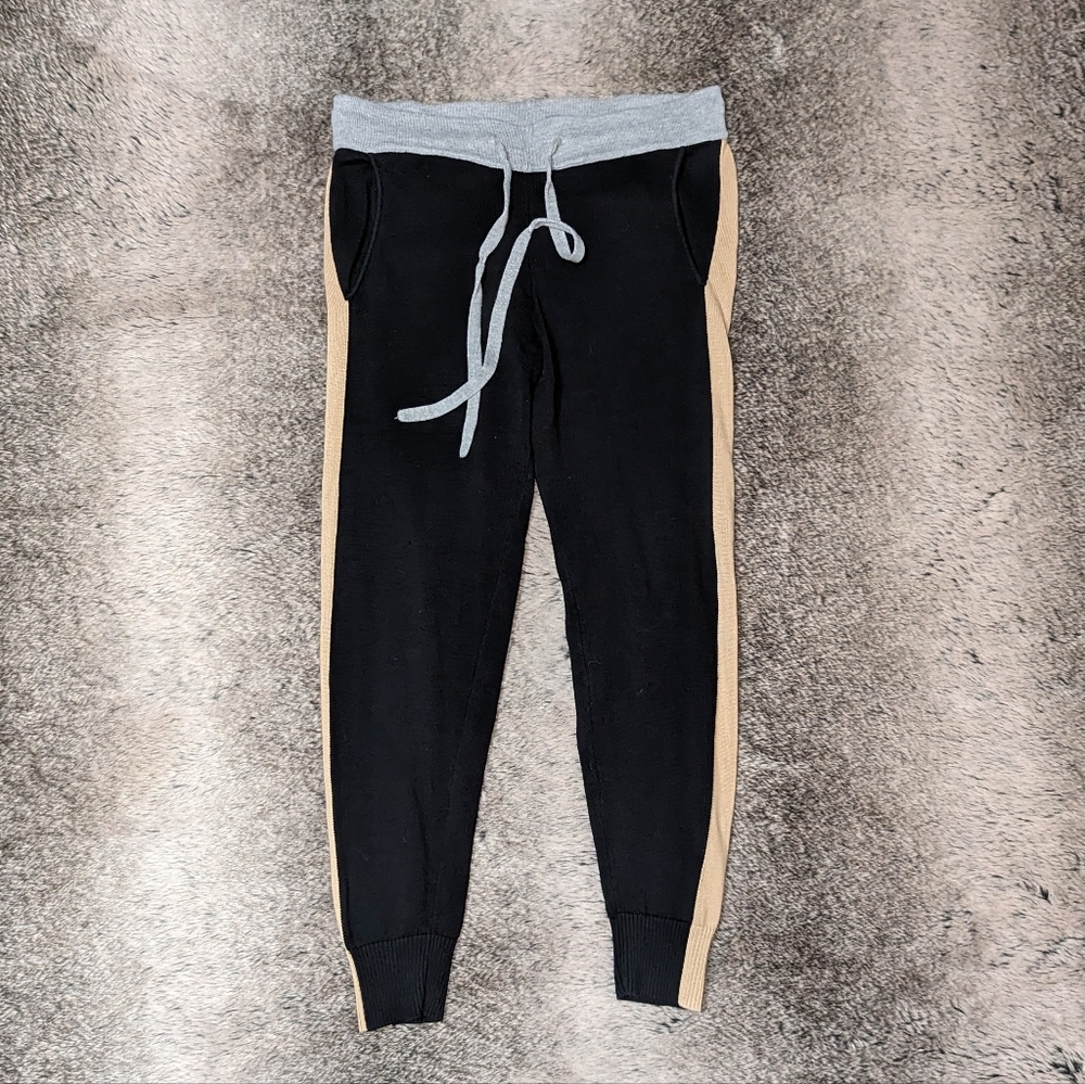 Monrow Color Block Knit Sweatpant Jogger Multi Women's XS - Picture 6 of 10